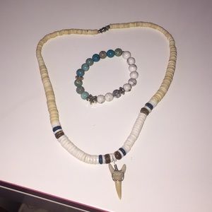 1 necklace and 1 bracelet